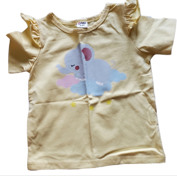 Other - New Girls Ruffle Sleeve Shirt